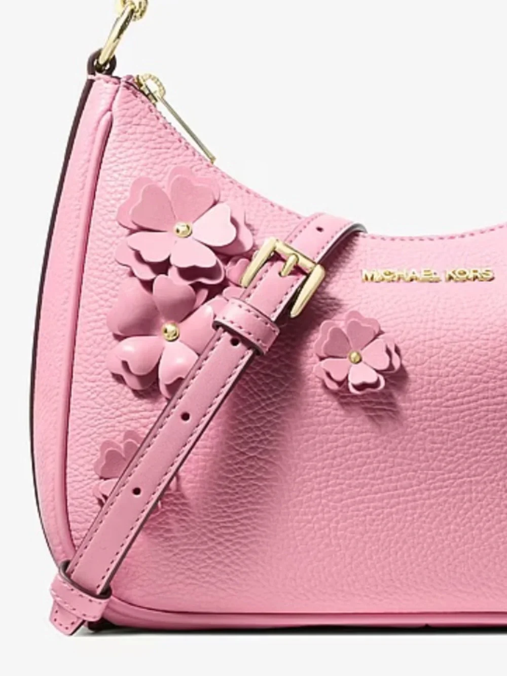 Michael Kors Jet Set Travel Large Embellished Convertible Crossbody Shoulder Bag - Picture 6 of 15